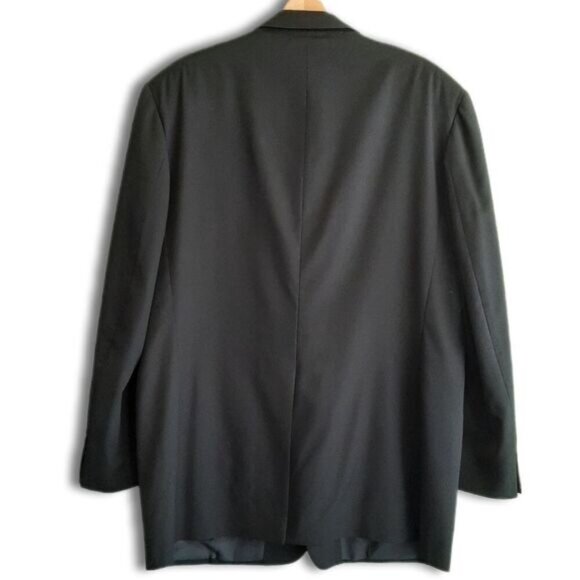 SAMUELSOHN | 100% Wool Italy Union Made Vintage Blazer Jacket Navy Men's Sz 46 R - Picture 7 of 15